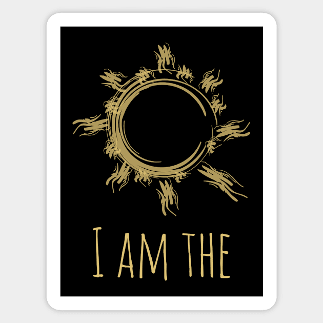 I Am The Sun Sticker by NAKLANT